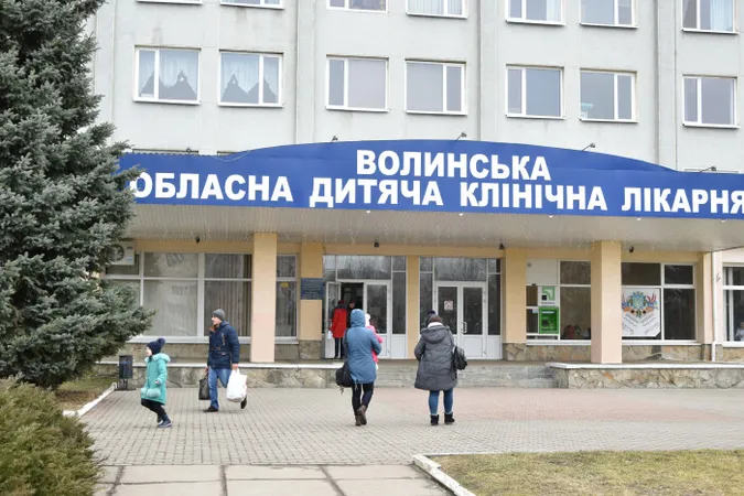 Волинська дитяча обласна лікарня залишилася без тепла