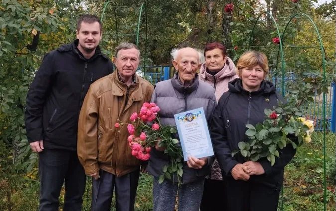 Пережив примусове вивезення до Німеччини: на Волині довгожитель відзначив 101-й день народження