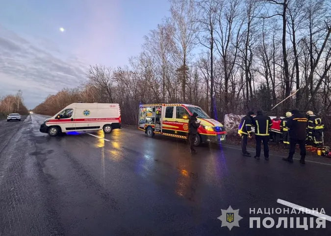 Бус злетів у кювет і врізався в дерево: подробиці смертельної ДТП у Луцькому районі (фото)