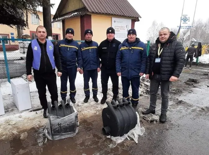 Волинські рятувальники отримали десять пічок для облаштування пунктів обігріву (фото)