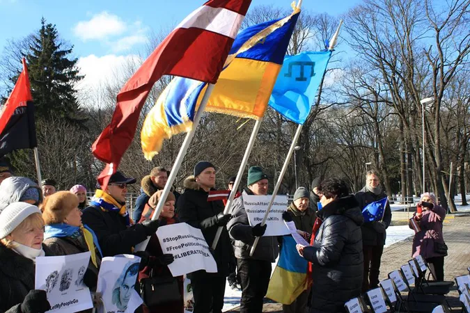 У Ризі закликали звільнити українських політв’язнів із російських тюрем (фото)