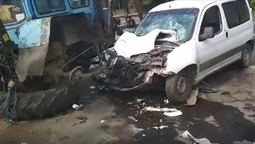 Жахлива аварія на Волині: трактор зіткнувся з легковиком (відео)