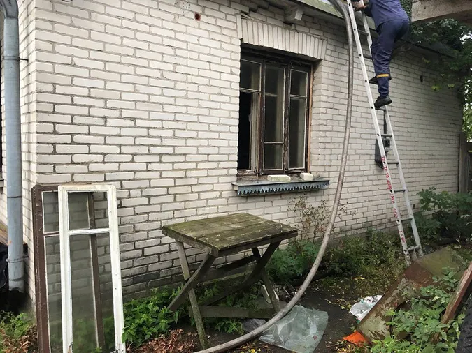 У селі на Волині горів будинок (фото, відео)