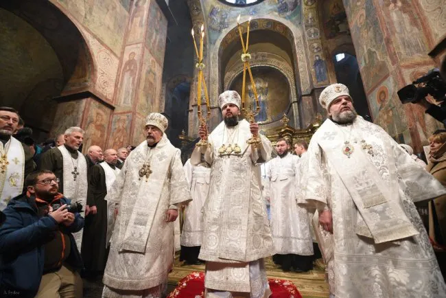 Волинський священик показав як відбувалося богослужіння у Софії Київській (фото)