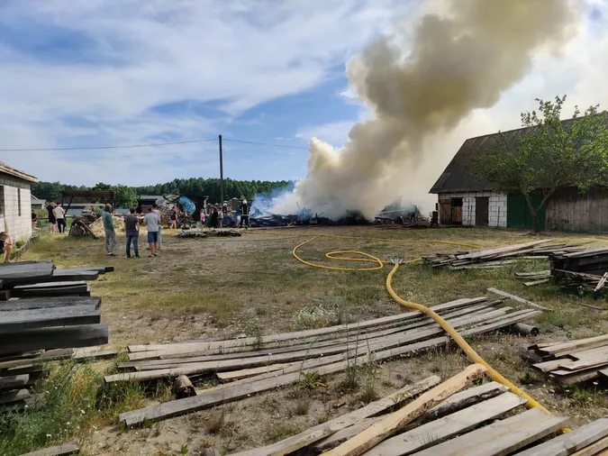 У Липинах горів житловий будинок (фото)