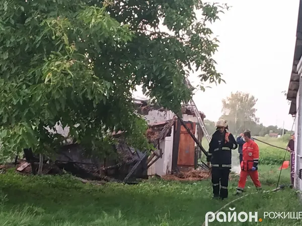 Через конфлікт з родичами рожищанин підпалив споруду