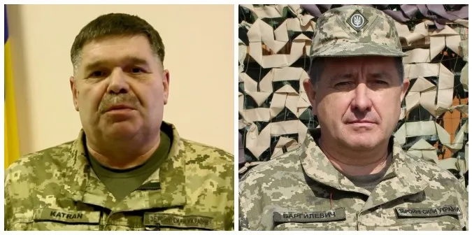 Ліворуч – Танцюра, праворуч – Баргилевич