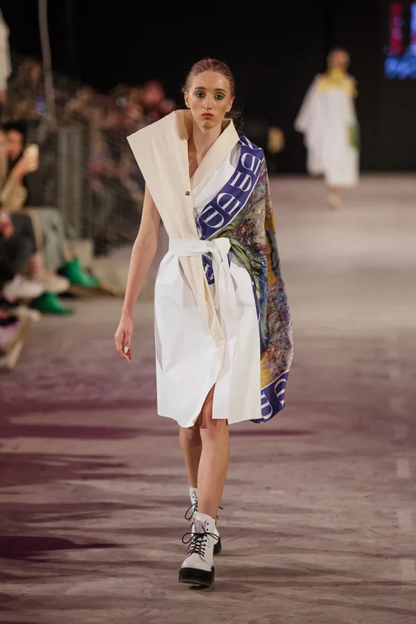 Луцька дизайнерка презентувала на Lviv Fashion Week свої сукні й хустки (фото)