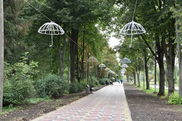 У Луцьку з'явилась унікальна алея ліхтарів (фото)