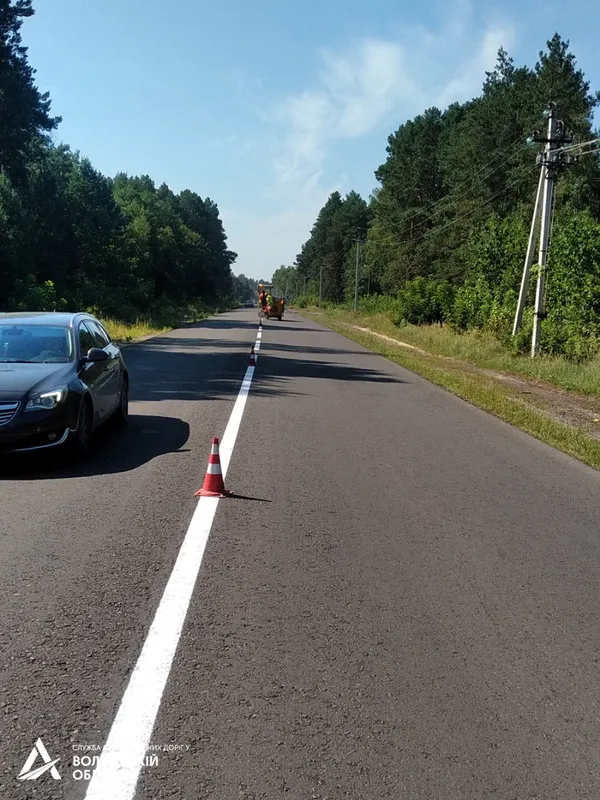 Між Ковелем та Вербою – нова дорожня розмітка (фото)