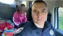 Поліцейська «швидка»: на Волині хвору дитину до лікарні завіз «шериф» (фото, відео)