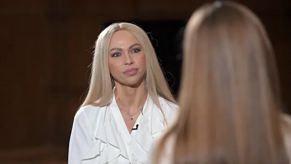 Софія Матюшенко під час інтерв'ю