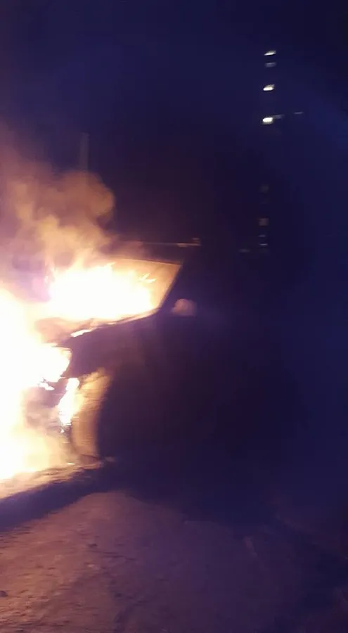 У Луцьку згоріло авто волинського активіста (фото, оновлено) 