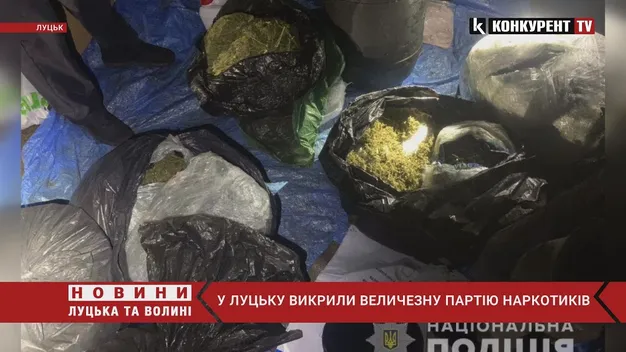 Молодий лучанин зберігав на дачі 10 кг конопель і 700 г психотропу (фото, відео)