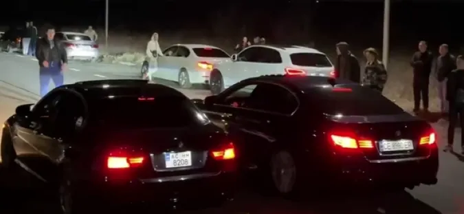 У Луцьку влаштували масштабні нелегальні автоперегони (відео)