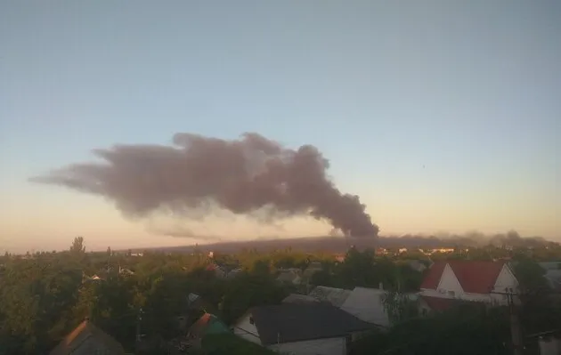 У Мелітополі вночі знищили одну з військових баз загарбників
