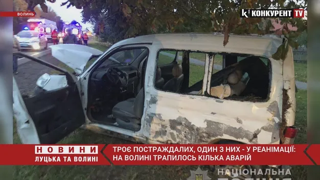 У Копачівці бус врізався у легковик – травмовані двоє пенсіонерів (фото, відео)
