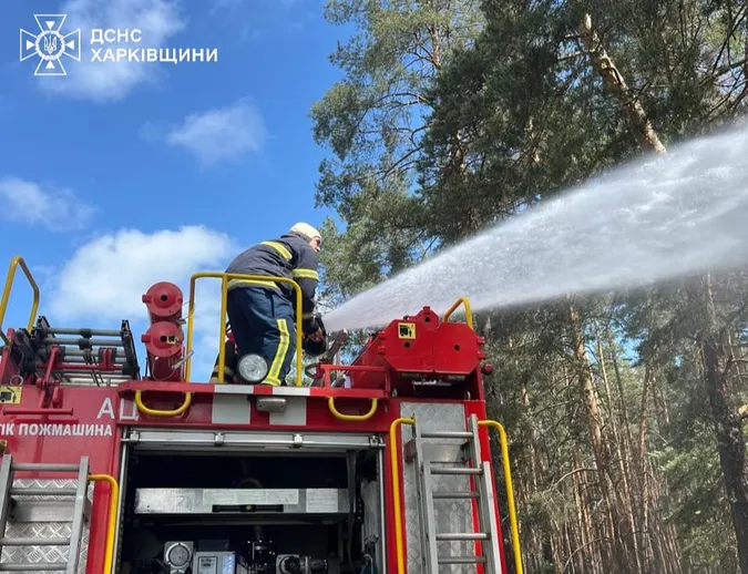 На Харківщині горять майже 4 тисячі гектарів лісу (фото)