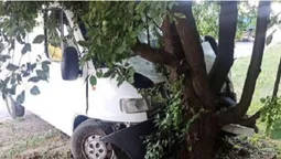 У Луцьку бус протаранив дерево (фото, відео)