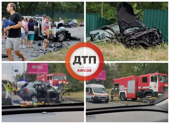 З'явилося відео смертельної аварії під Києвом