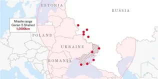 Росія побудувала десятки пускових майданчиків для далекобійних БпЛА, які можуть атакувати НАТО, – The Telegraph