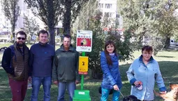 За луцьким РАЦСом встановили зоокомплекс для песиків