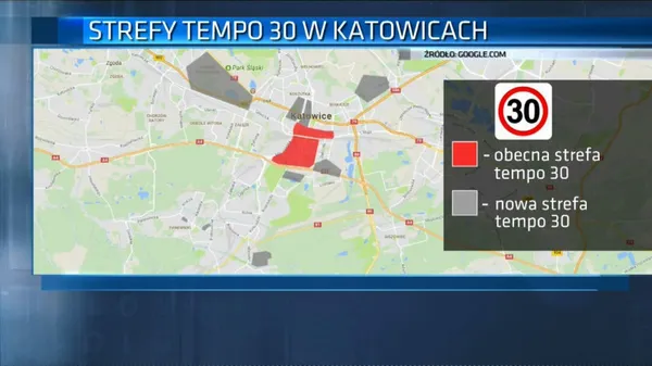 У польських містах обмежують швидкість до 30 км/год 
