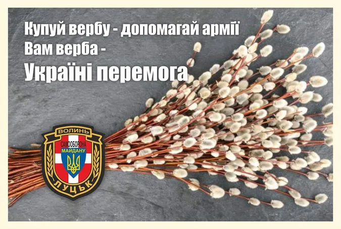 У Луцьку продаватимуть вербу, щоб допомогти армії