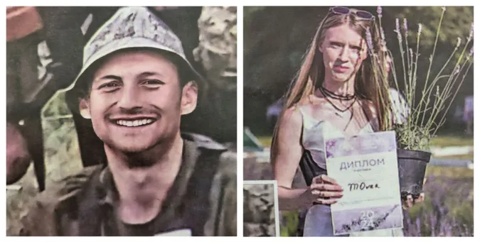 Молода вдова з Луцького району назвала бренд одягу позивним чоловіка (фото)