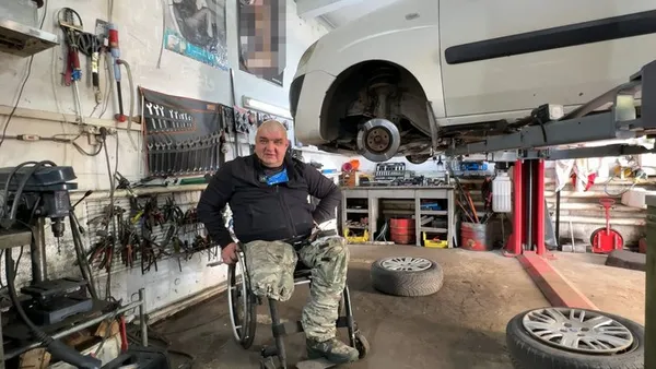 Засновник першої на Волині автомайстерні Валентин Шабунін