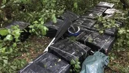 У лісі на Волині знайшли сховок контрабандистів (фото)