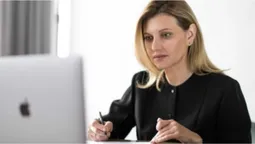 Олена Зеленська поспілкувалася з першими леді Польщі, Литви та Франції (фото)