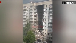У Бєлгороді після роботи «ПеВеО» обвалився під'їзд 10-поверхівки (відео)