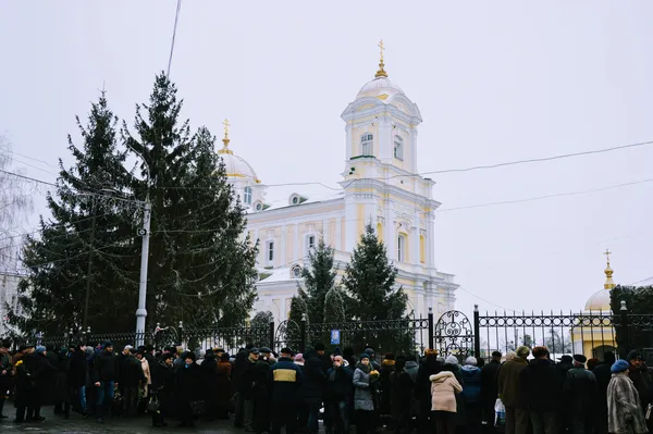 Відспівували покійного у Свято-Троїцькому соборі
