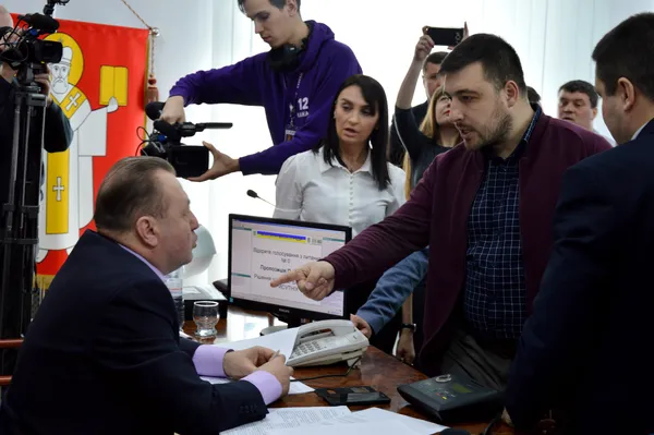 А от в.о. міського голови Григорій Пустовіт опинився в епіцентрі подій