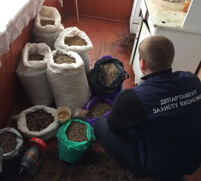 На Волині вилучили нелегального бурштину на півмільйона гривень (фото)