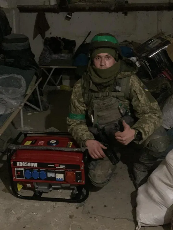 Сім'я з Ківерців передала генератор для потреб військовослужбовців (фото)