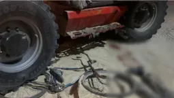 На Волині навантажувач на смерть розчавив велосипедиста (фото, відео)