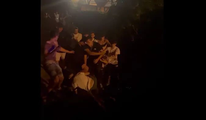Вдень – фестиваль, вночі – мордобій: під стінами Луцького замку сталася масова бійка (відео)