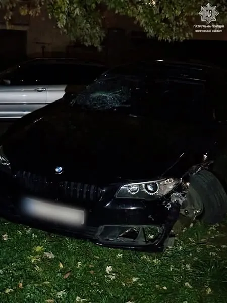 У Луцьку п'яна водійка на BMW влетіла у Ford (фото)