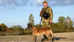 Волинський прикордонник і його собака разом 7 років на варті порядку (фото)