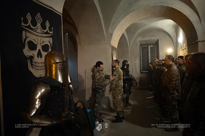 Славетне минуле і героїчне сьогодення злилось воєдино: воїнам бригади «Любарт» вручили шеврони та нагороди