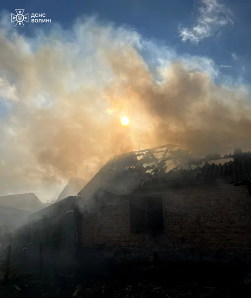 На Волині через коротке замикання сталася пожежа (фото)