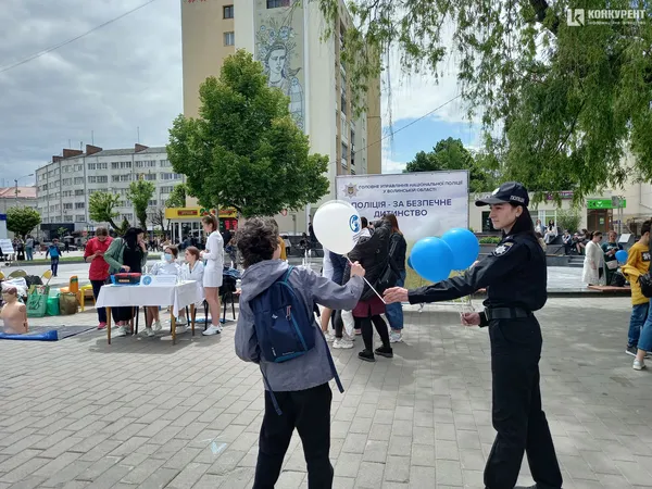 У центрі Луцька організували свято для дітей (фото)