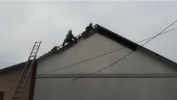 У новорічний ранок на Волині горів житловий будинок (фото)