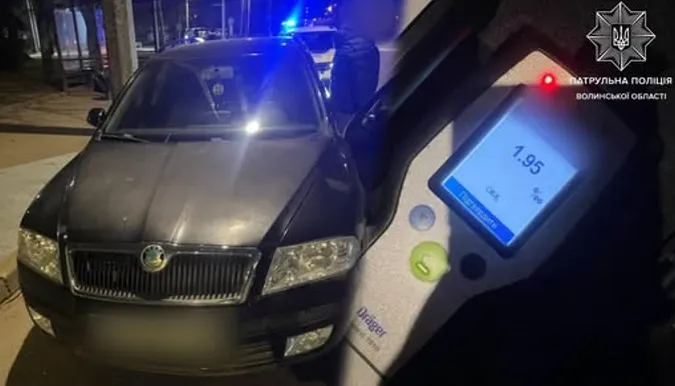 Небезпечні маневри і порушення ПДР: у Луцьку і Ковелі зловили п'яних за кермом (фото)