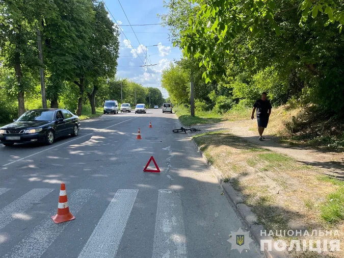 У Луцьку водій на Nissan збив хлопчика на ровері