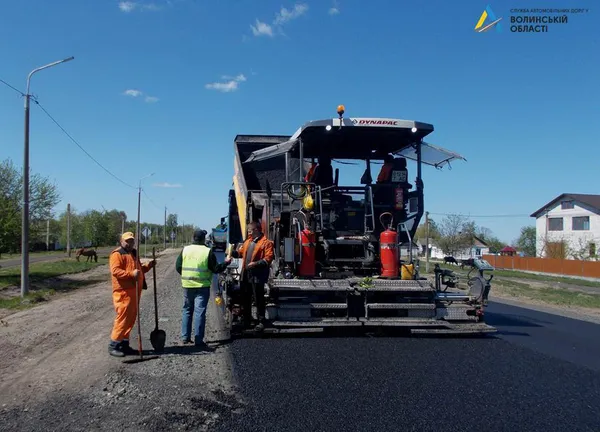 В Рожищенському районі відремонтували ділянку автошляху М-19 (фото)