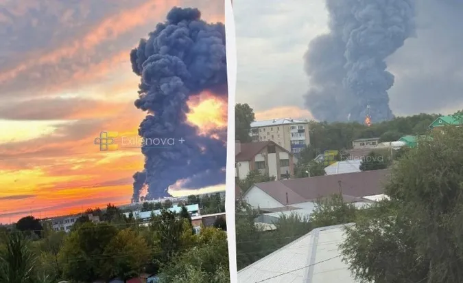 Українські дрони вперше знищили логістичний хаб Ozon у росії