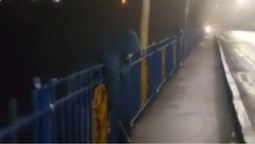 Врятував перехожий: у Луцьку жінка хотіла стрибнути з мосту (відео)